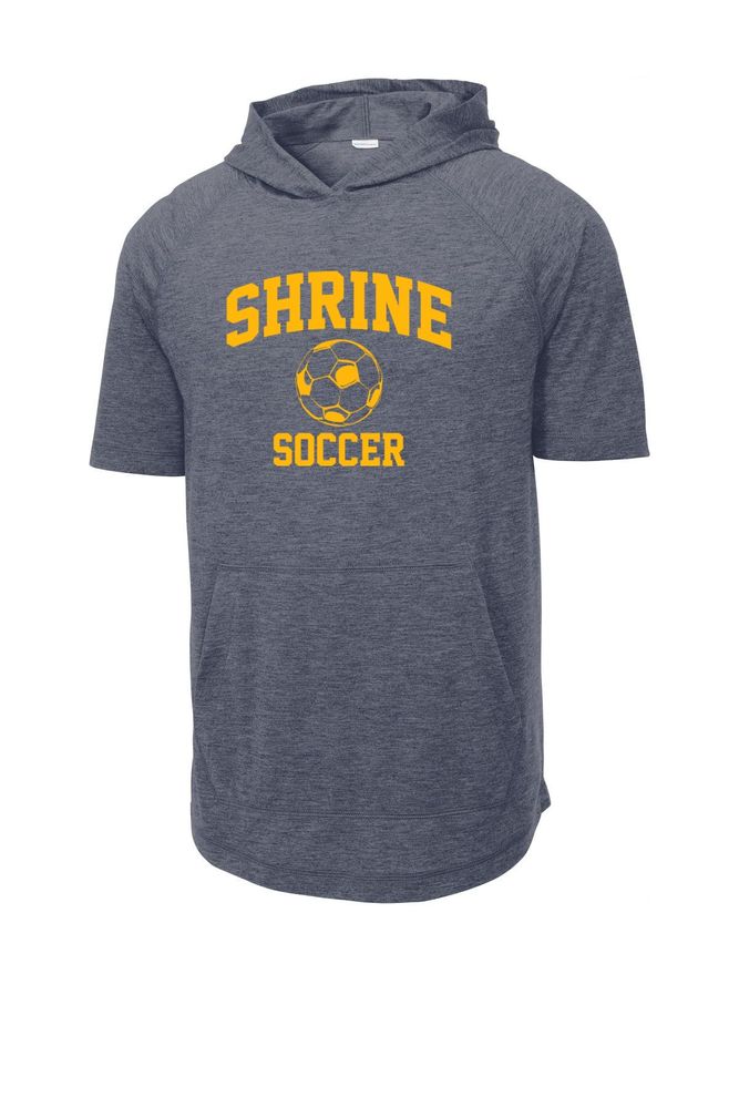 Sport-Tek PosiCharge Tri-Blend Wicking Short Sleeve Hoodie primary image