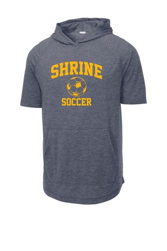 Sport-Tek PosiCharge Tri-Blend Wicking Short Sleeve Hoodie image thumbnail