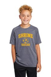 Image of Sport-Tek Youth PosiCharge Tri-Blend Wicking Raglan Tee