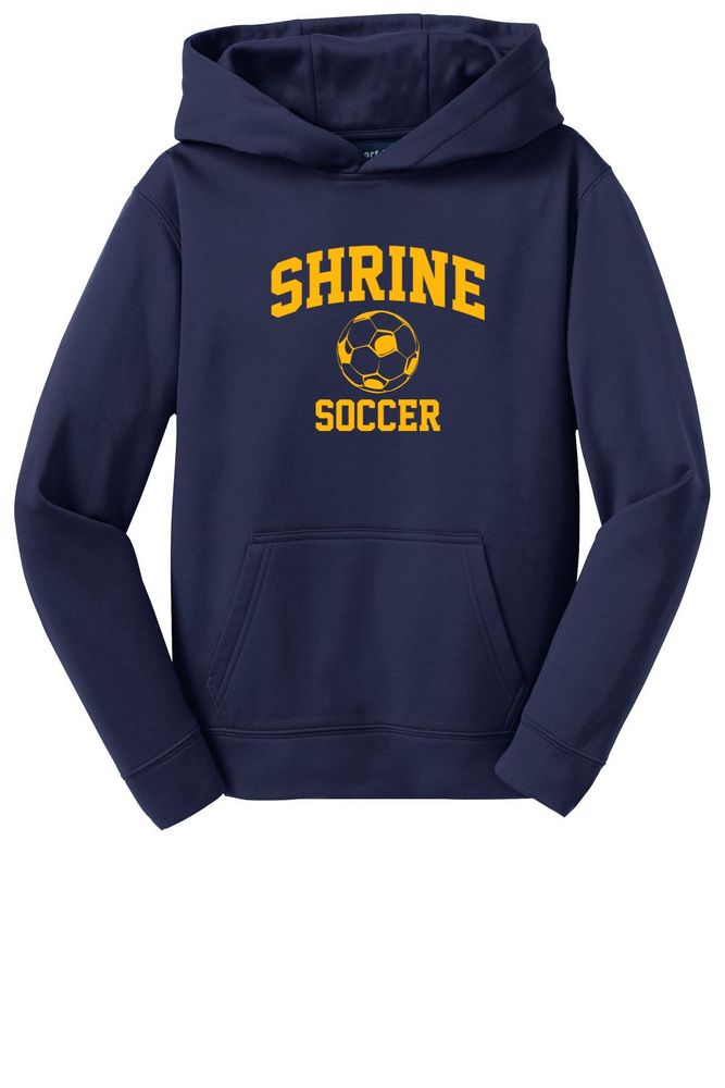 Sport-Tek Youth Sport-Wick Fleece Hooded Pullover primary image
