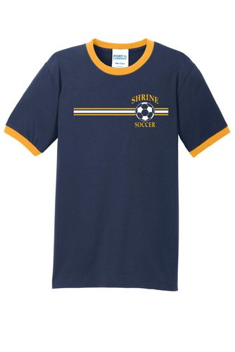 Port & Company Core Cotton Ringer Tee image thumbnail