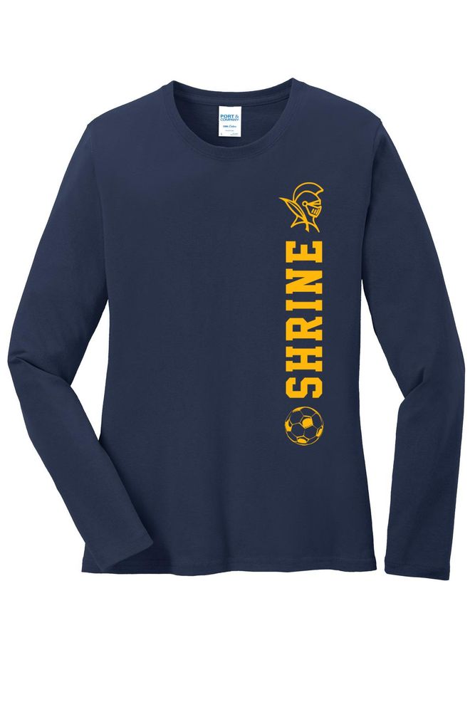 Port & Company Ladies Long Sleeve Core Cotton Tee primary image
