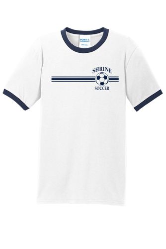 Port & Company Core Cotton Ringer Tee image thumbnail
