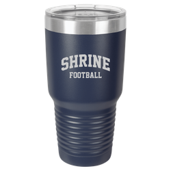 Image of Polar Camel 30 oz. Navy Blue Vacuum Insulated Ringneck Tumbler with Clear Lid