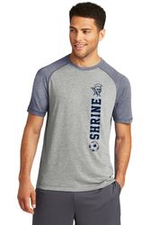 Image of Sport-Tek PosiCharge Tri-Blend Wicking Raglan Tee
