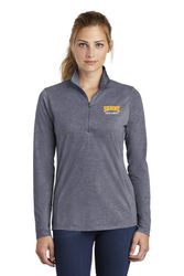 Image of Sport-Tek Ladies PosiCharge Tri-Blend Wicking 1/4-Zip Pullover