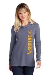 Image of Sport-Tek Ladies PosiCharge Tri-Blend Wicking Long Sleeve Hoodie