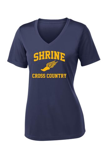 Sport-Tek Ladies PosiCharge Competitor V-Neck Tee image thumbnail