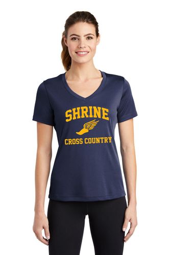 Sport-Tek Ladies PosiCharge Competitor V-Neck Tee image thumbnail