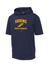 Image of Sport-Tek Sport-Wick Fleece Short Sleeve Hooded Pullover
