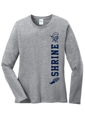 Port & Company Ladies Long Sleeve Core Cotton Tee image thumbnail