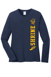 Image of Port & Company Ladies Long Sleeve Core Cotton Tee