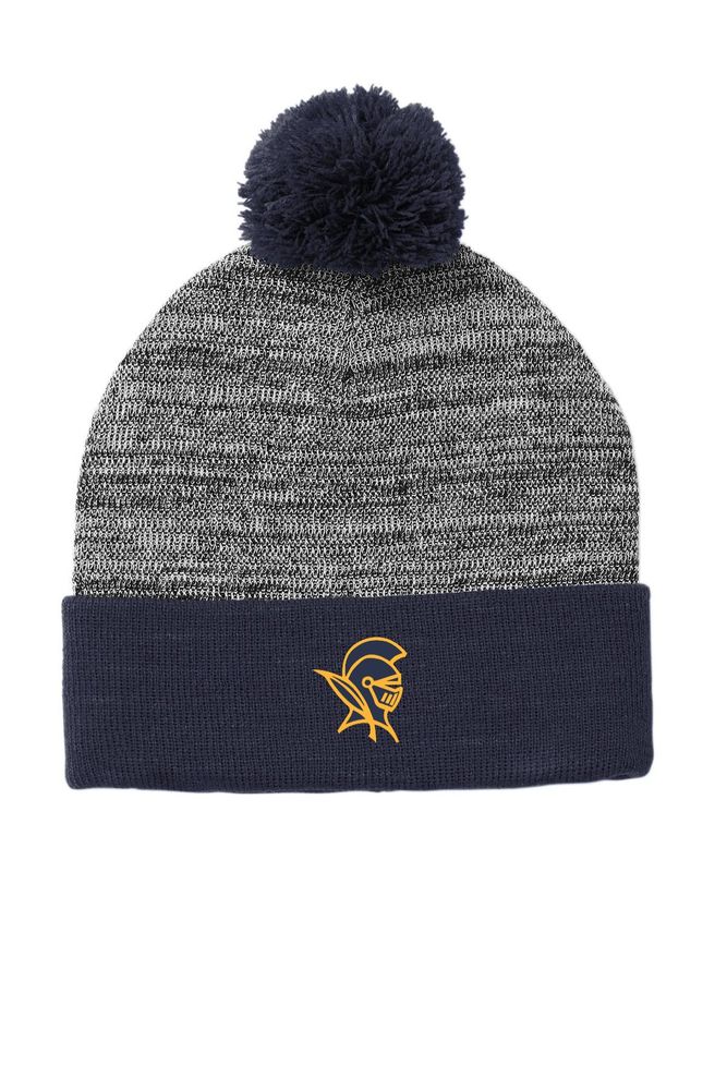 Sport-Tek Heather Pom Pom Beanie  primary image