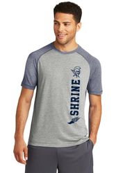 Image of Sport-Tek PosiCharge Tri-Blend Wicking Raglan Tee