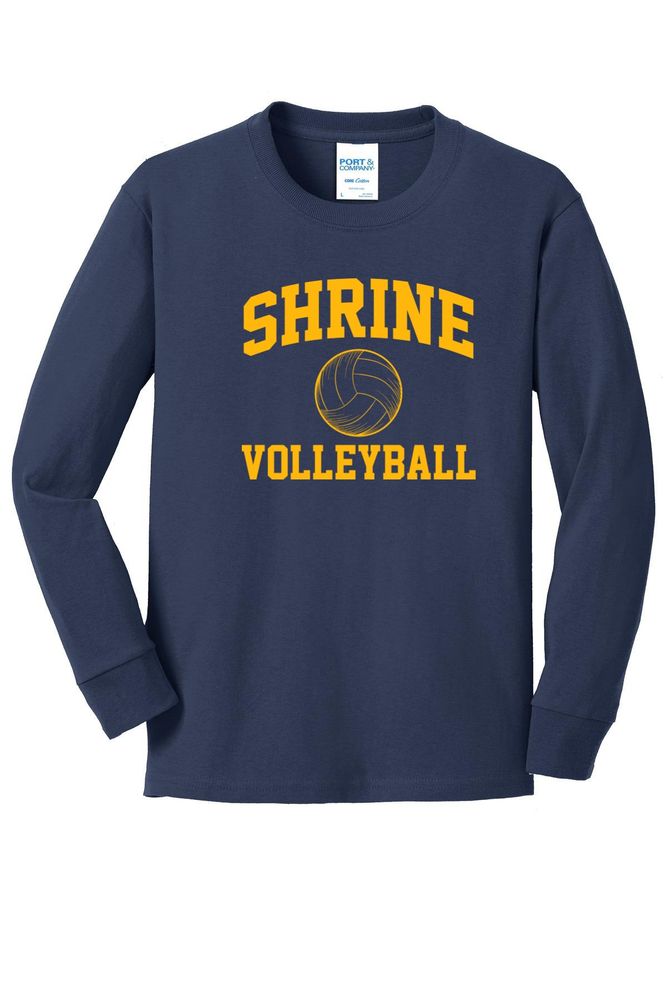 Port & Company Youth Long Sleeve Core Cotton Tee primary image