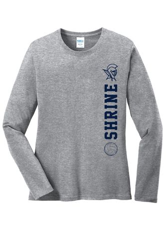 Port & Company Ladies Long Sleeve Core Cotton Tee image thumbnail