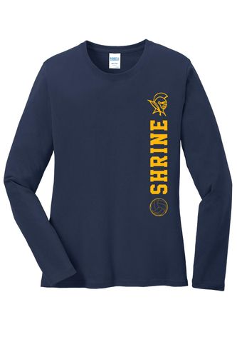 Port & Company Ladies Long Sleeve Core Cotton Tee image thumbnail