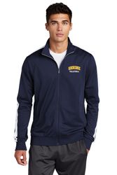Image of Sport-Tek Tricot Sleeve Stripe Track Jacket