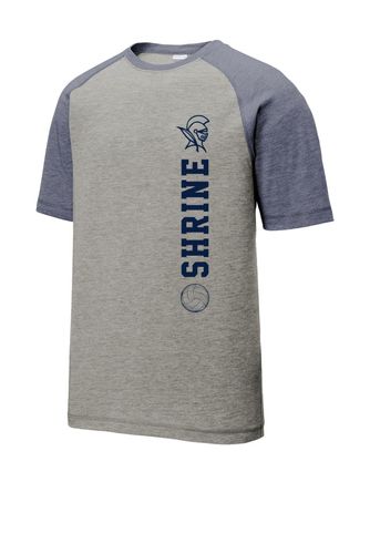 Sport-Tek PosiCharge Tri-Blend Wicking Raglan Tee image thumbnail