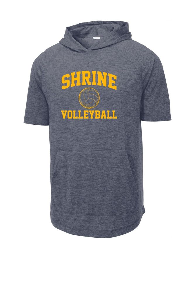 Sport-Tek PosiCharge Tri-Blend Wicking Short Sleeve Hoodie primary image