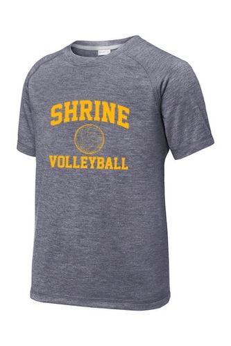 Sport-Tek Youth PosiCharge Tri-Blend Wicking Raglan Tee image thumbnail