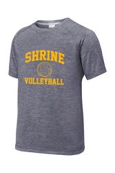 Image of Sport-Tek Youth PosiCharge Tri-Blend Wicking Raglan Tee