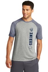 Image of Sport-Tek PosiCharge Tri-Blend Wicking Raglan Tee