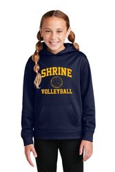 Image of Sport-Tek Youth Sport-Wick Fleece Hooded Pullover