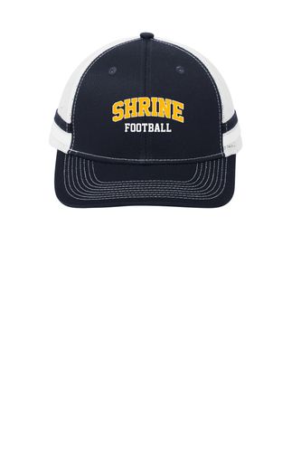 Port Authority Two-Stripe Snapback Trucker Cap image thumbnail