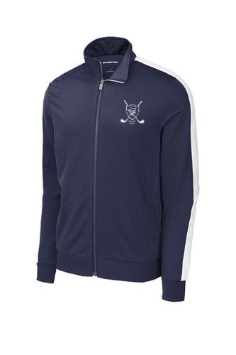 Sport-Tek Tricot Sleeve Stripe Track Jacket image thumbnail