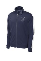 Image of Sport-Tek Tricot Sleeve Stripe Track Jacket