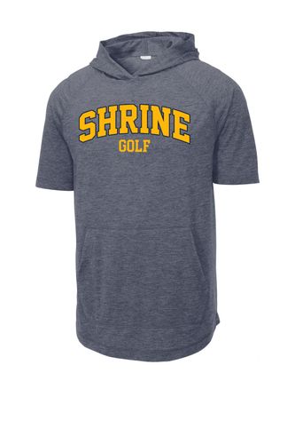 Sport-Tek PosiCharge Tri-Blend Wicking Short Sleeve Hoodie image thumbnail