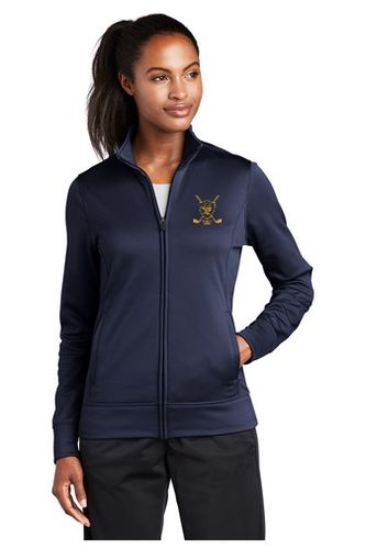 Sport-Tek Ladies Sport-Wick Fleece Full-Zip Jacket image thumbnail