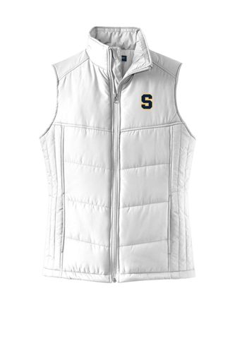 Port Authority Ladies Puffy Vest.  image thumbnail
