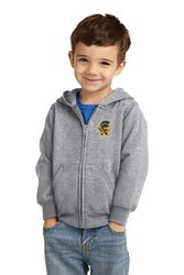 Image of Port & Company Toddler Core Fleece Full-Zip Hooded Sweatshirt