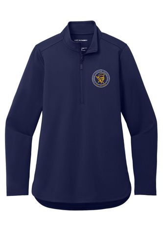 Port Authority Ladies C-FREE Double Knit 1/4-Zip image thumbnail