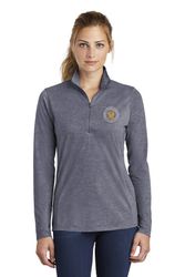 Image of Sport-Tek Ladies PosiCharge Tri-Blend Wicking 1/4-Zip Pullover