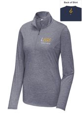 Image of Sport-Tek Ladies PosiCharge Tri-Blend Wicking 1/4-Zip Pullover