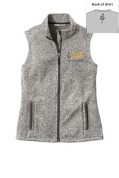 Image of Port Authority Ladies Sweater Fleece Vest