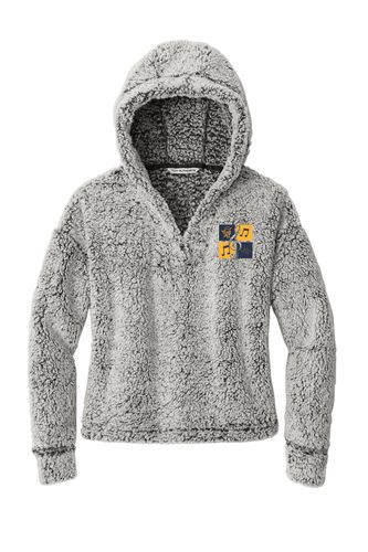 SQUARE LOGO Port Authority Ladies Cozy Fleece Hoodie image thumbnail