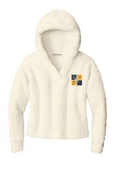 Image of SQUARE LOGO Port Authority Ladies Cozy Fleece Hoodie