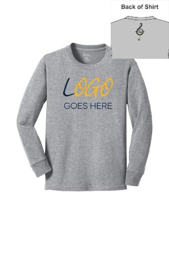 Port & Company Youth Long Sleeve Core Cotton Tee image thumbnail