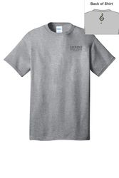 Image of STACKED LOGO Port & Company - Core Cotton Tee