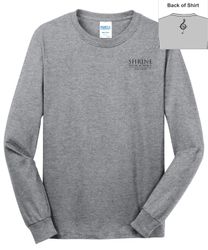 Image of STACKED LOGO Port & Company - Long Sleeve Core Cotton Tee