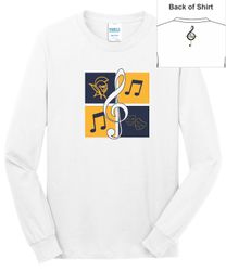 Image of SQUARE LOGO Port & Company - Long Sleeve Core Cotton Tee