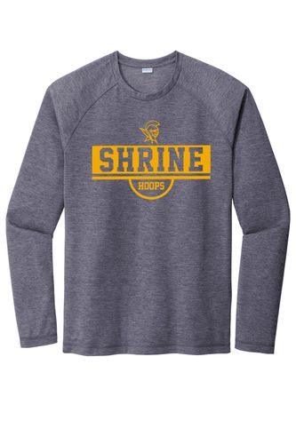 Sport-Tek PosiCharge Long Sleeve Tri-Blend Wicking Raglan Tee image thumbnail