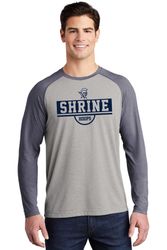 Image of Sport-Tek PosiCharge Long Sleeve Tri-Blend Wicking Raglan Tee