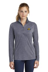 Image of Sport-Tek Ladies PosiCharge Tri-Blend Wicking 1/4-Zip Pullover