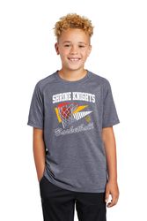 Image of Sport-Tek Youth PosiCharge Tri-Blend Wicking Raglan Tee
