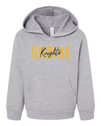 Image of Shrine Knights | Block & Script Toddler Hooded Sweatshirt